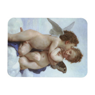 First Kiss by Bouguereau, Vintage Victorian Angels Magnet