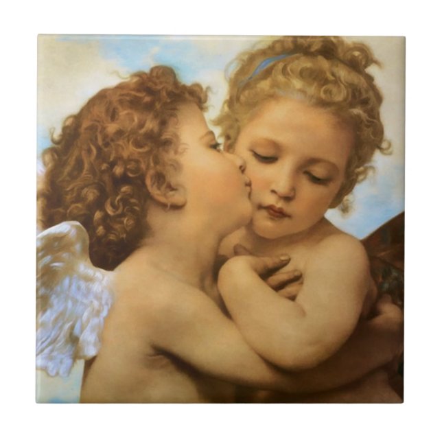First Kiss Ceramic Tile (Front)