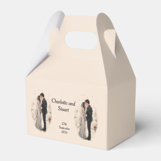 First Kiss Favor Boxes