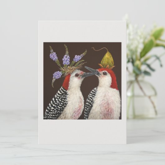 First kiss flat card (Standing Front)