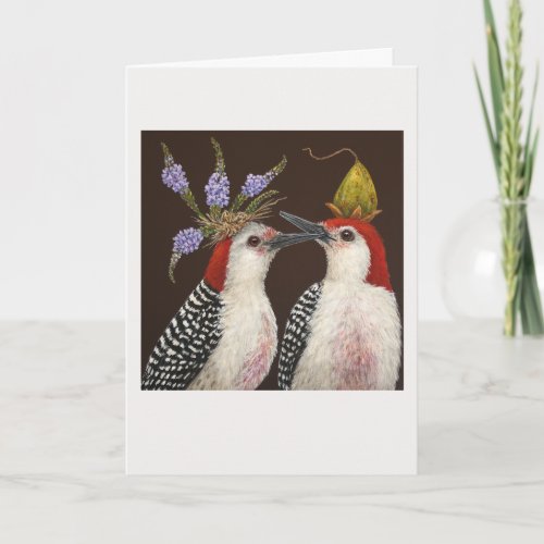 First Kiss greeting card