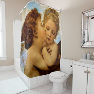 First Kiss Shower Curtain