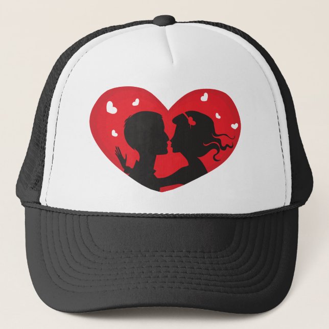First Kiss Trucker Hat (Front)