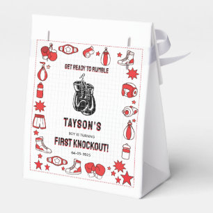 First Knockout Boxing 1st Birthday – Fun Kids Favor Boxes