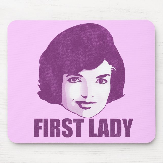 First Lady Jackie O  Mousepad (Front)