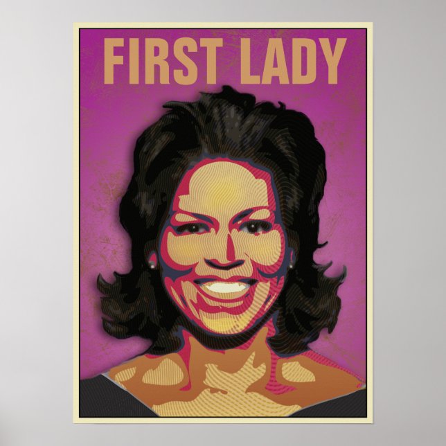 First Lady Michelle Obama - Customized Poster (Front)