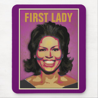 First Lady Michelle Obama Mouse Pad