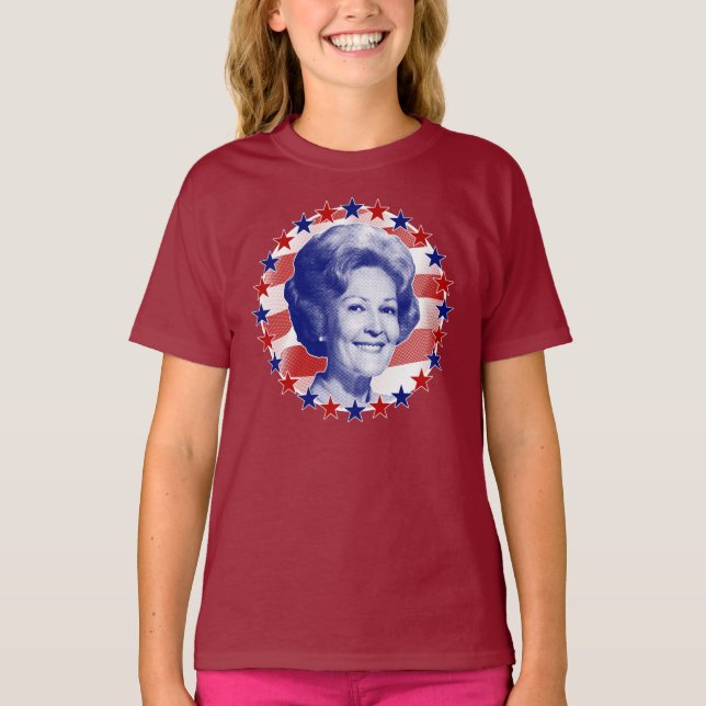 First Lady Pat Nixon Stars and Stripes T-Shirt (Front)
