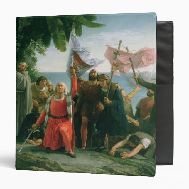 First Landing of Christopher Columbus in 3 Ring Binder (Front/Inside)