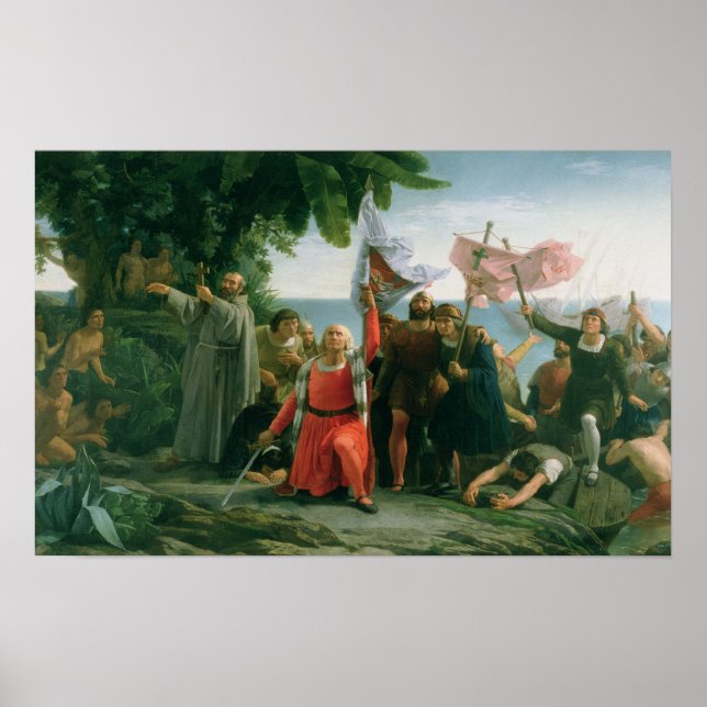 First Landing of Christopher Columbus in Poster (Front)