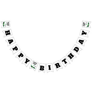 First Lap Around the Track, Happy Birthday Decor Bunting Flags