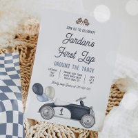 First Lap Around The Track Race Car 1st Birthday