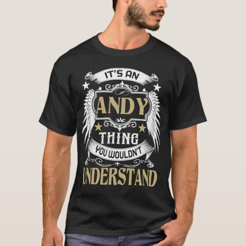 First Last Name Its ANDY Thing T_Shirt