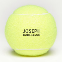 First Last Name Modern Monogram Personalized Tenni