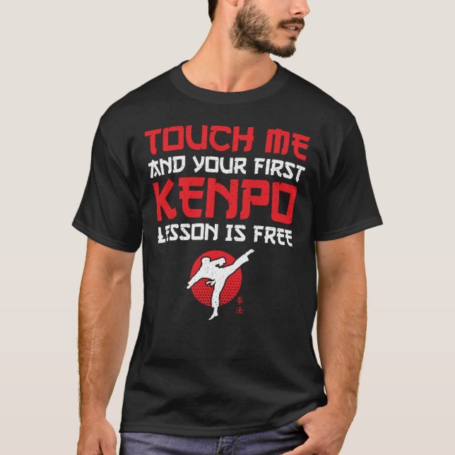First lesson free american kenpo karate - karateka T-Shirt (Front)