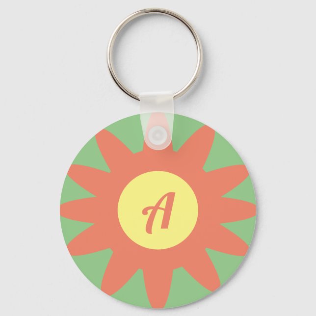 First letter of Your name Keychain (Front)
