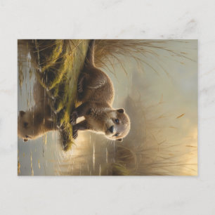 First Light Kin Otter Postcard – Gentle Joy