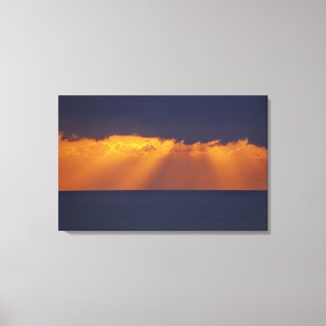 First Light over Tasman Sea, Australia Canvas Print (Front)