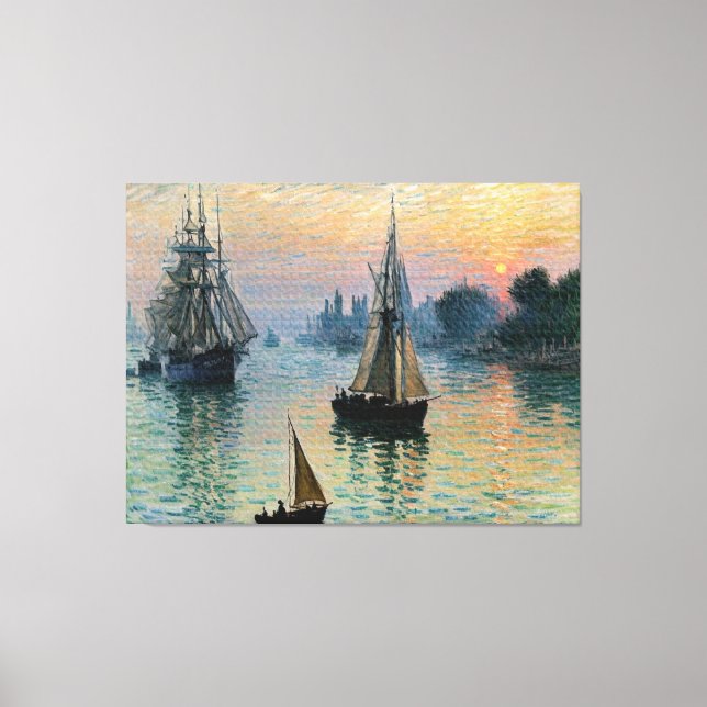 First Light Sailing Expedition Canvas Print (Front)