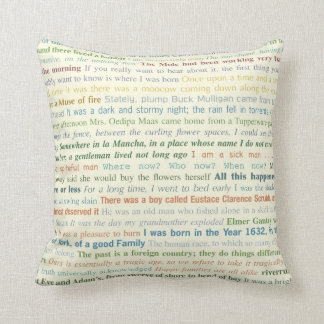 First Lines PIllow