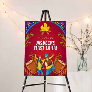 First Lohri posters Lohri Welcome Signs, Lohri