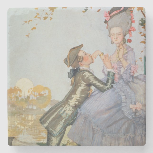 First Love, 1916 Stone Coaster (Front)