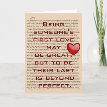 First Love - greeting card