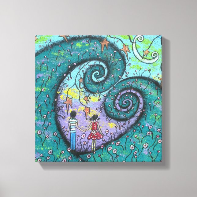 First Love II Gallery Wrapped Canvas Print (Front)