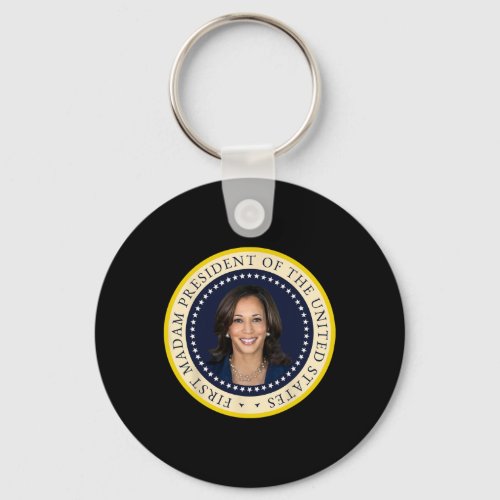 First Madam President Seal Brat Prosecutor Cat Lad Keychain