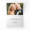 First Married Christmas Holiday Greeting Card