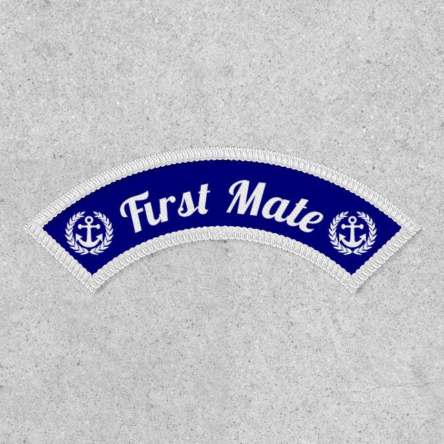 First Mate and ships anchor Patch (Front)