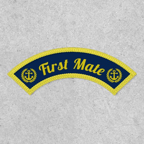 First Mate and ships anchor Patch