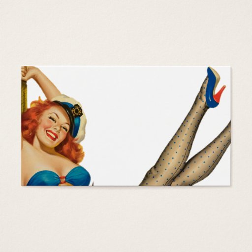 Customizable First Mate by Peter Driben 1953 Business Card Templates