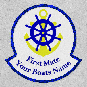 First mate yacht crew custom patch