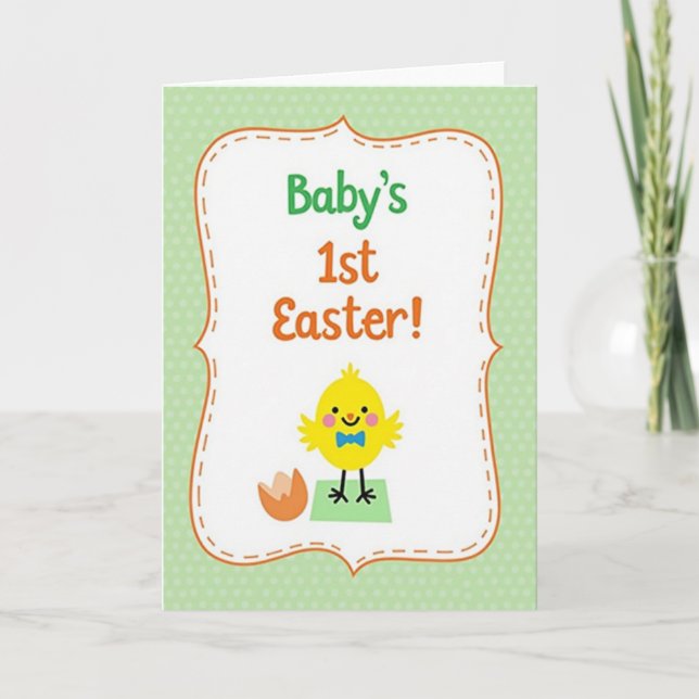 First Milestone Celebration Card (Front)