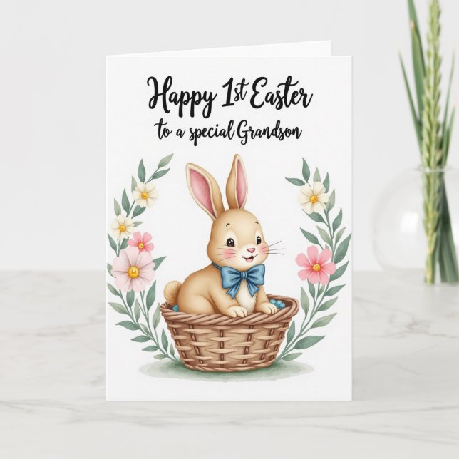 First Milestone Rabbit Card (Front)