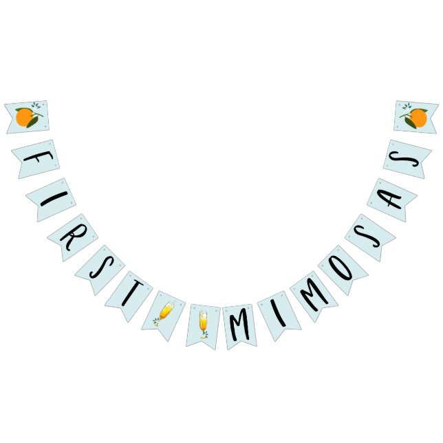 First Mimosas Bunting Flags (All)