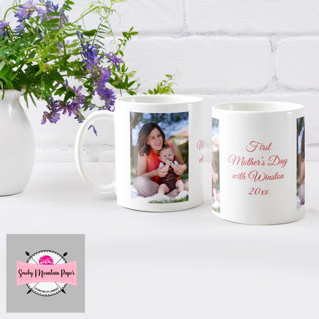 First Mother’s Day Custom Photo & Text Mug (Creator Uploaded)