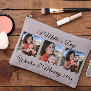 First Mother’s Day Custom Photos & Text Accessory Pouch