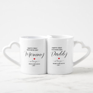 First Mother’s Day & Father’s Day Matching Mugs