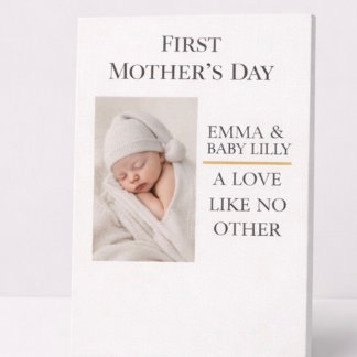 First Mother’s Day Photo Foam Board Sign