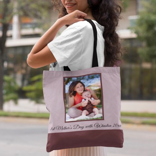 First Mothers Day Photo Tote Bag