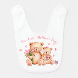 First Mothers Day Baby Bib