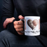 First Mother&#39;s Day Baby Photo Rose Gold Heart Coffee Mug at Zazzle