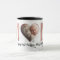 First Mother's Day Baby Photo Rose Gold Heart