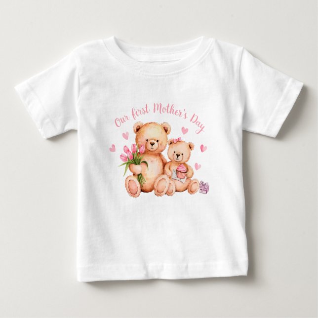 First Mothers Day Baby T-Shirt (Front)