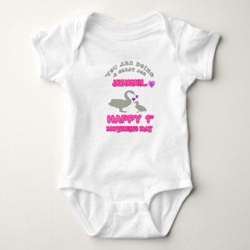 First Mothers Day bodysuit personalized