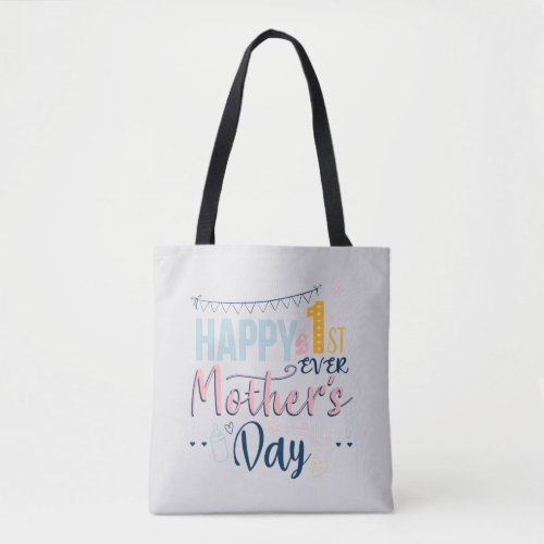 First Mothers Day Boho Chic Tote Bag