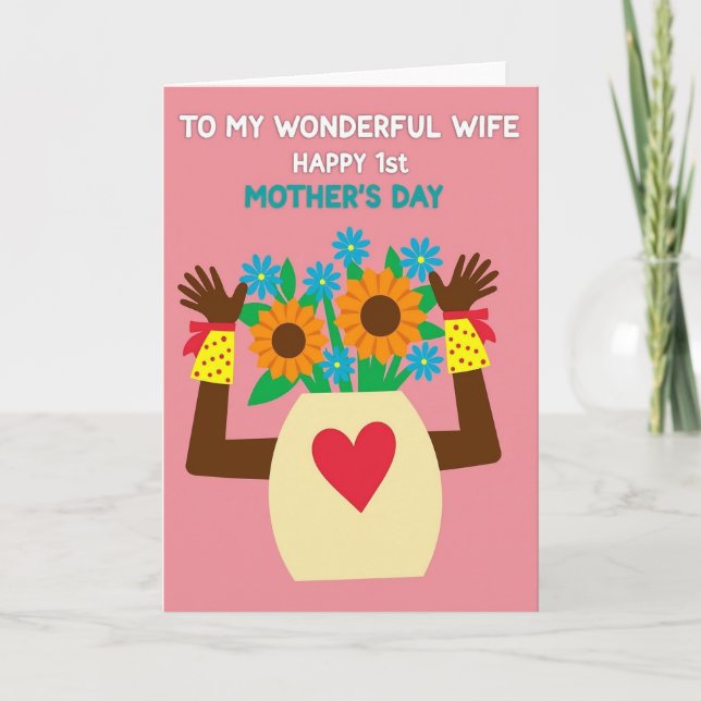 First Mothers Day Bouquet Card (Front)