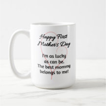 First Mother's Day Coffee Mug for Twin Girls